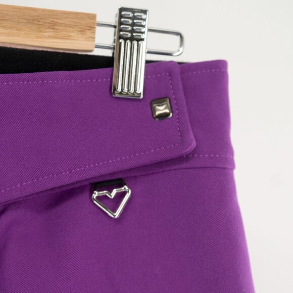 Obermeyer Women's Wool blend stirrup ski pants Purple | 12 (fits like an 8) - Picture 4 of 7